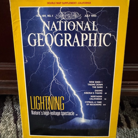 National Geographic Magazine Complete 1993 Issues with Maps and Special Edition - Picture 9 of 13